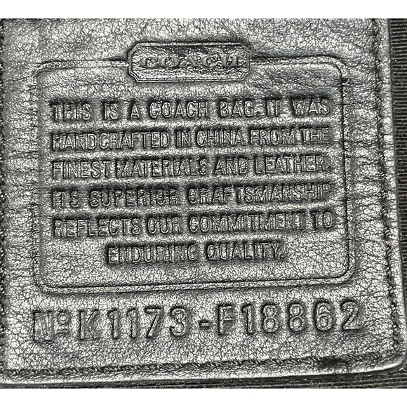 Coach Signature Optic Logo Chain Duffle Shoulder Bag Purse 19730 - Picture 4 of 16